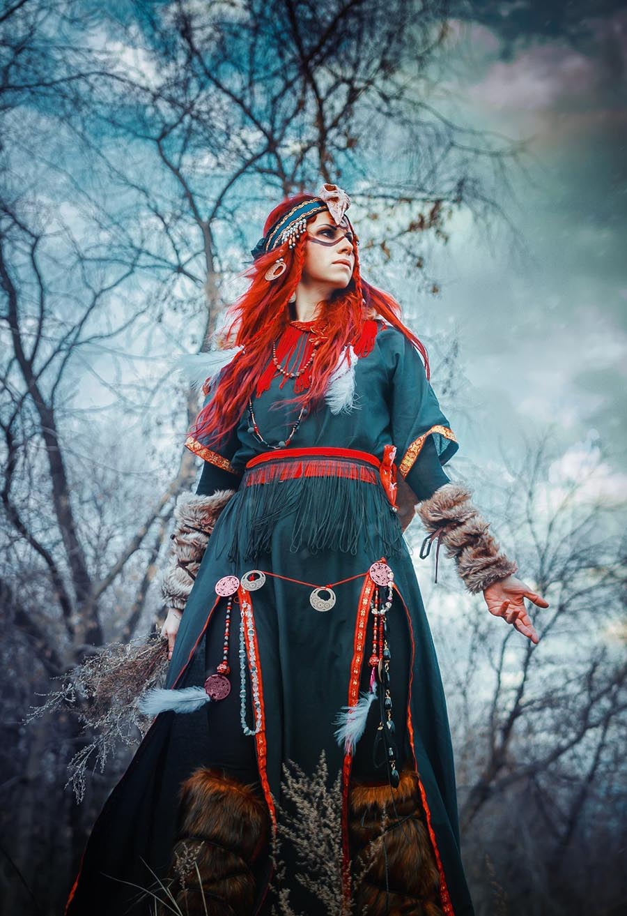 Girls in Slavic costumes underwear in Cebu